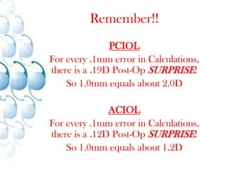 Misalignment of the probe