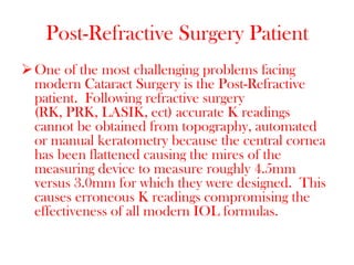 US Biometry based	St. Dev.: 0.8D