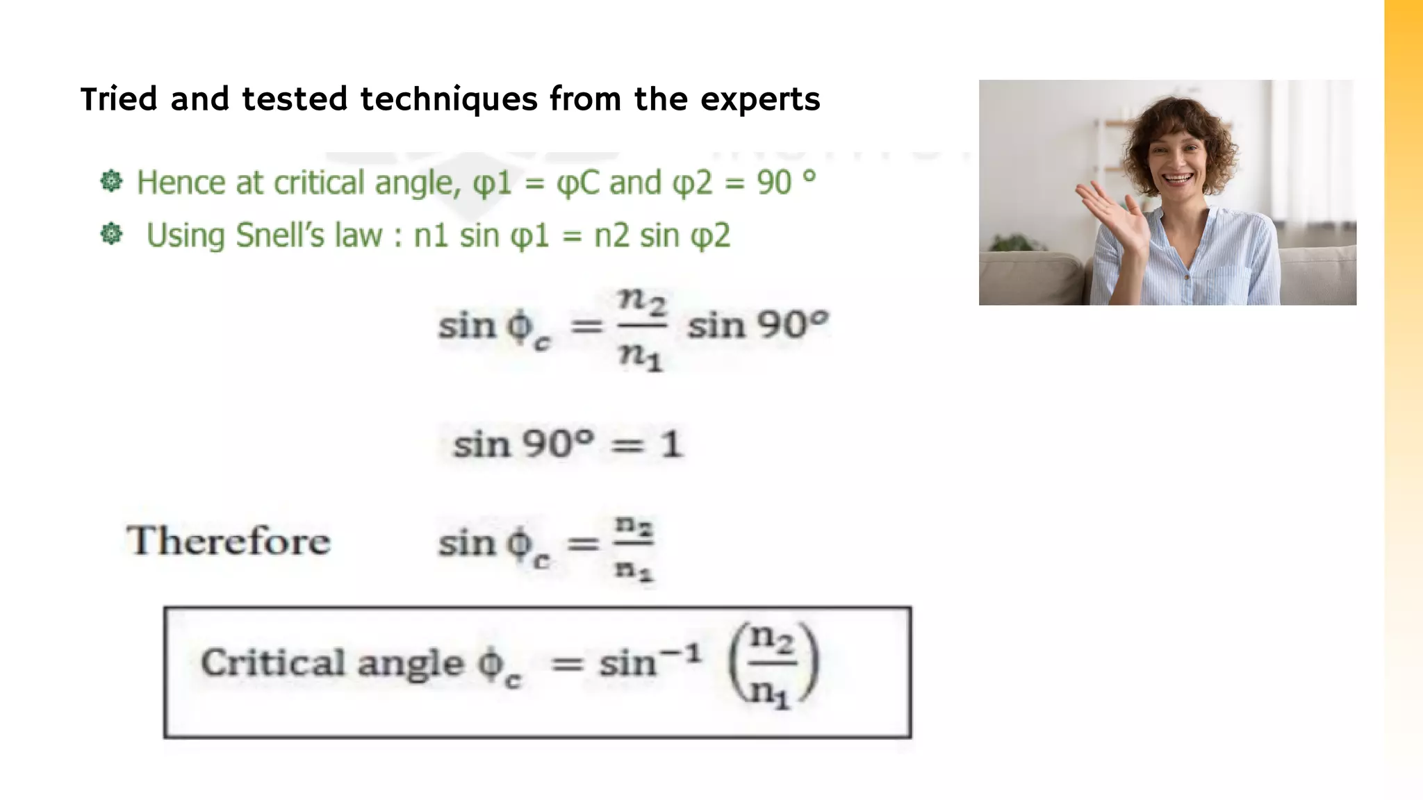 Tried and tested techniques from the experts
 