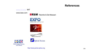 180
www.mit.edu MIT
www.ieee.com
http://www.porta-optica.org
Reichle & De-Massari
References
 