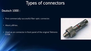 Optical Fiber connectors