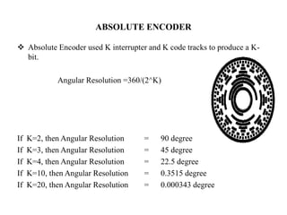 Optical encoder | PPTX