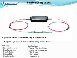Check the best Optical Fiber Alignment System | PPT