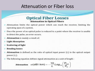 fundamentals of optical fiber | PPTX