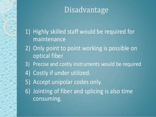 Optical fiber communication