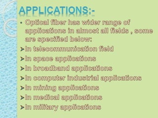 Optical fiber communication