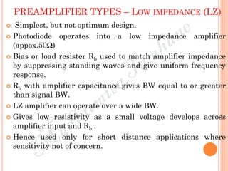 Optical Fiber Communication Part 3 Optical Digital Receiver | PDF