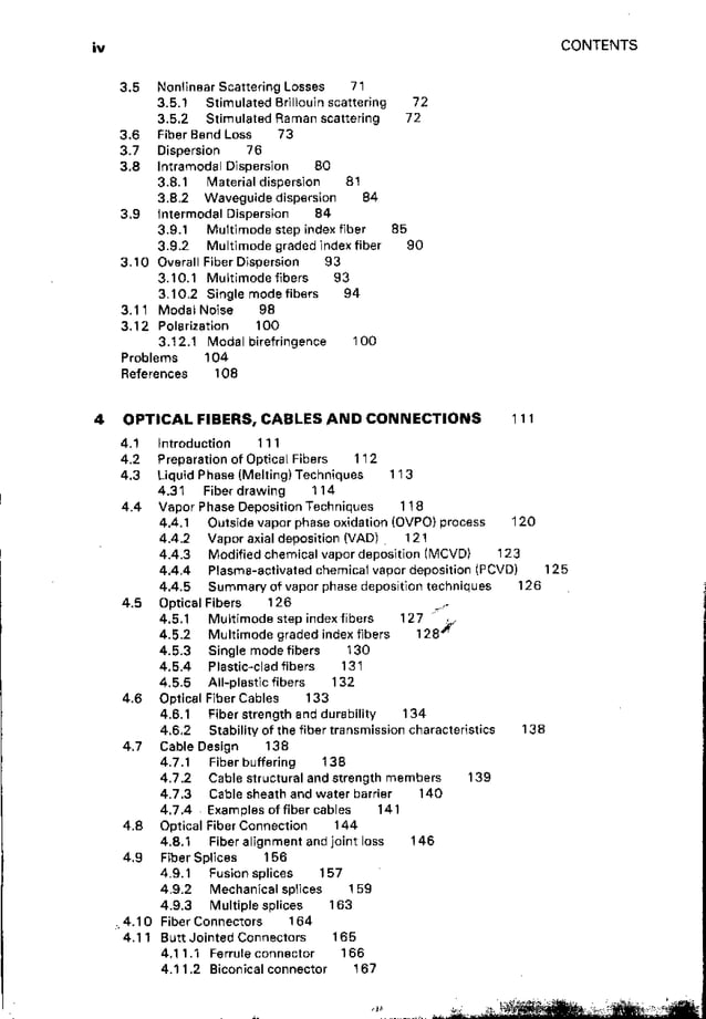 Optical fiber communications principles and practice by john m senior
