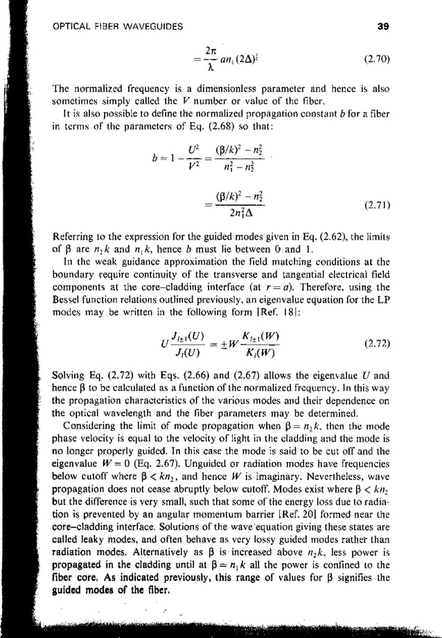 Optical fiber communications principles and practice by john m senior