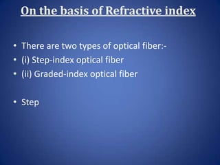 Optical fiber communication system Important paper | PPTX