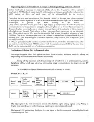 Optical Fiber Project.pdf Optical fibers Theory and applications | DOC