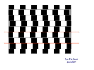 Are the lines parallel? 