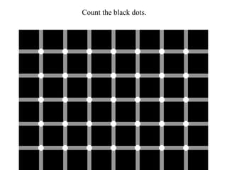 Count the black dots. 