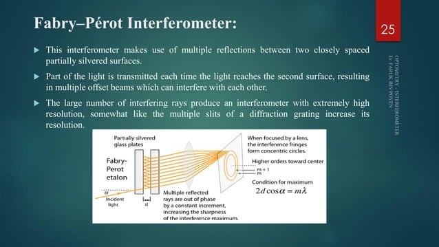 Optical Instrumentation 9 Interferometer Pdf