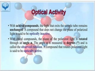 Optical Isomerism (Stereochemistry) BP401T | PPTX