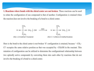 Optical Isomerism (Stereochemistry) BP401T | PPTX