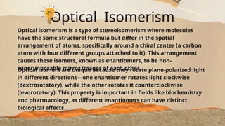 The Science Behind Optical Isomerism Presentation | PPTX