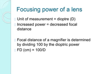 Optical low vision aids | PPTX