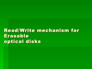 Optical memories | PPT