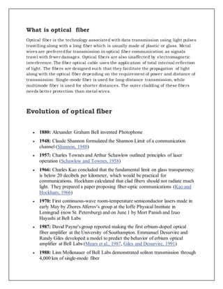 Optical network pdf | DOCX