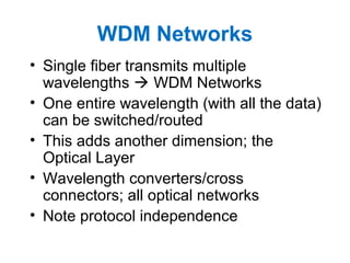 Wdm Engineer Optical networks | PPT