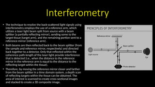 Interference Methods Oct Optical Principles of OCT with new .pptx