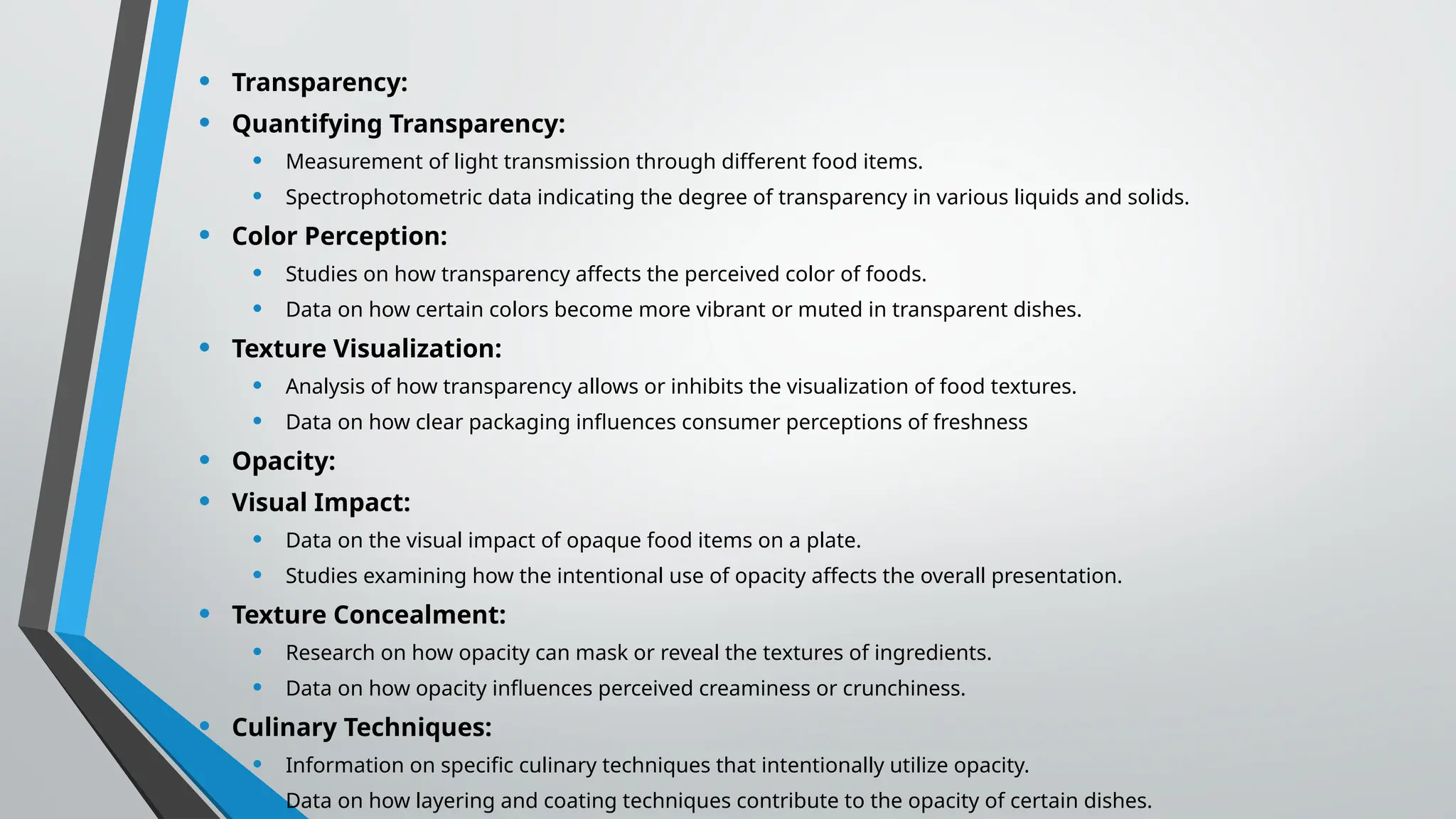 Optical Properties of Food to learn food mechanics | PPTX