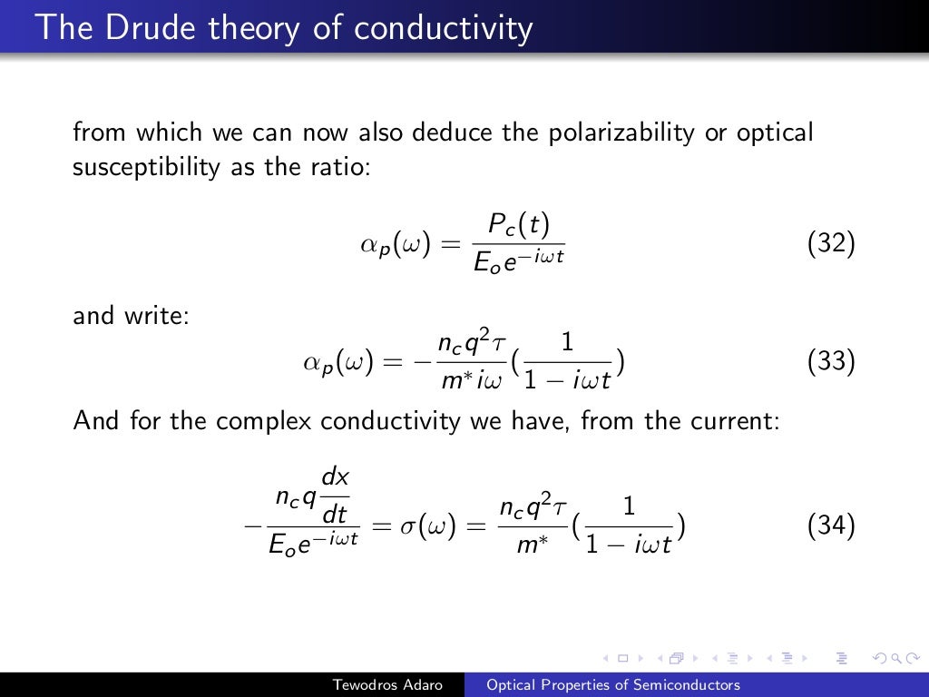 Optical properties of semiconductors ppt