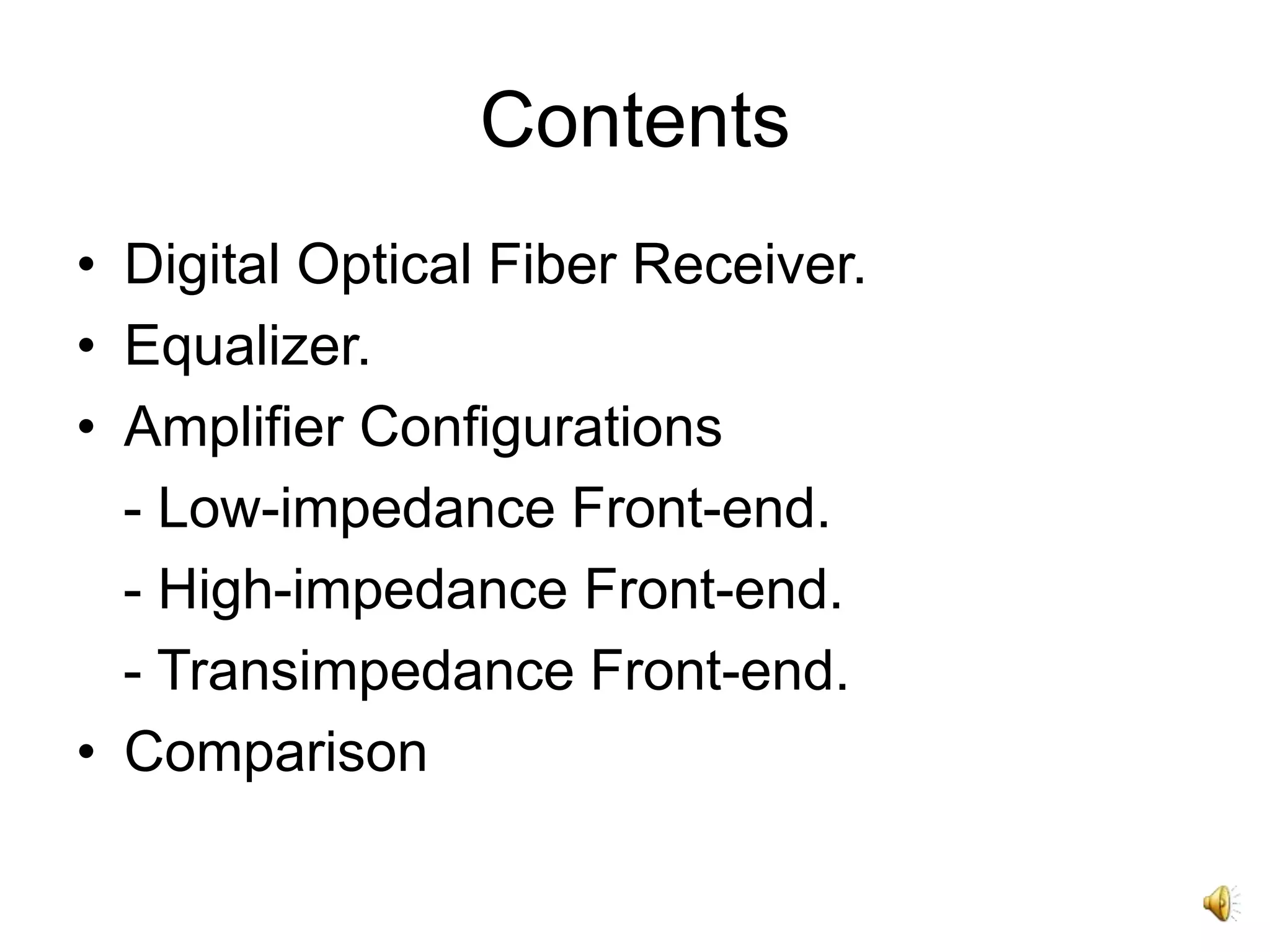 Optical receivers | PPT