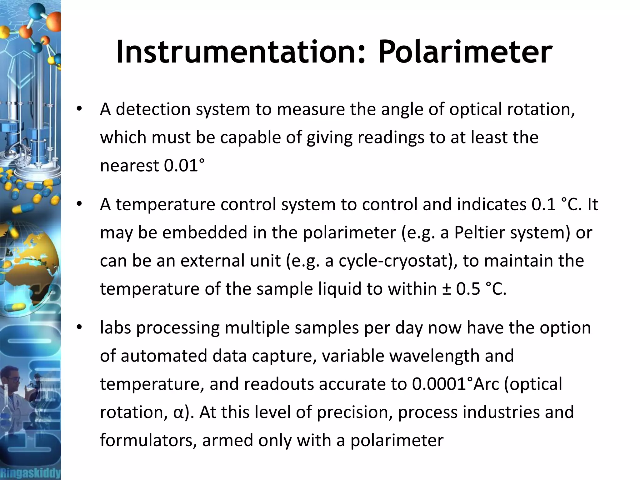 Optical Rotation and Polarimeter by Dr. A. Amsavel | PDF