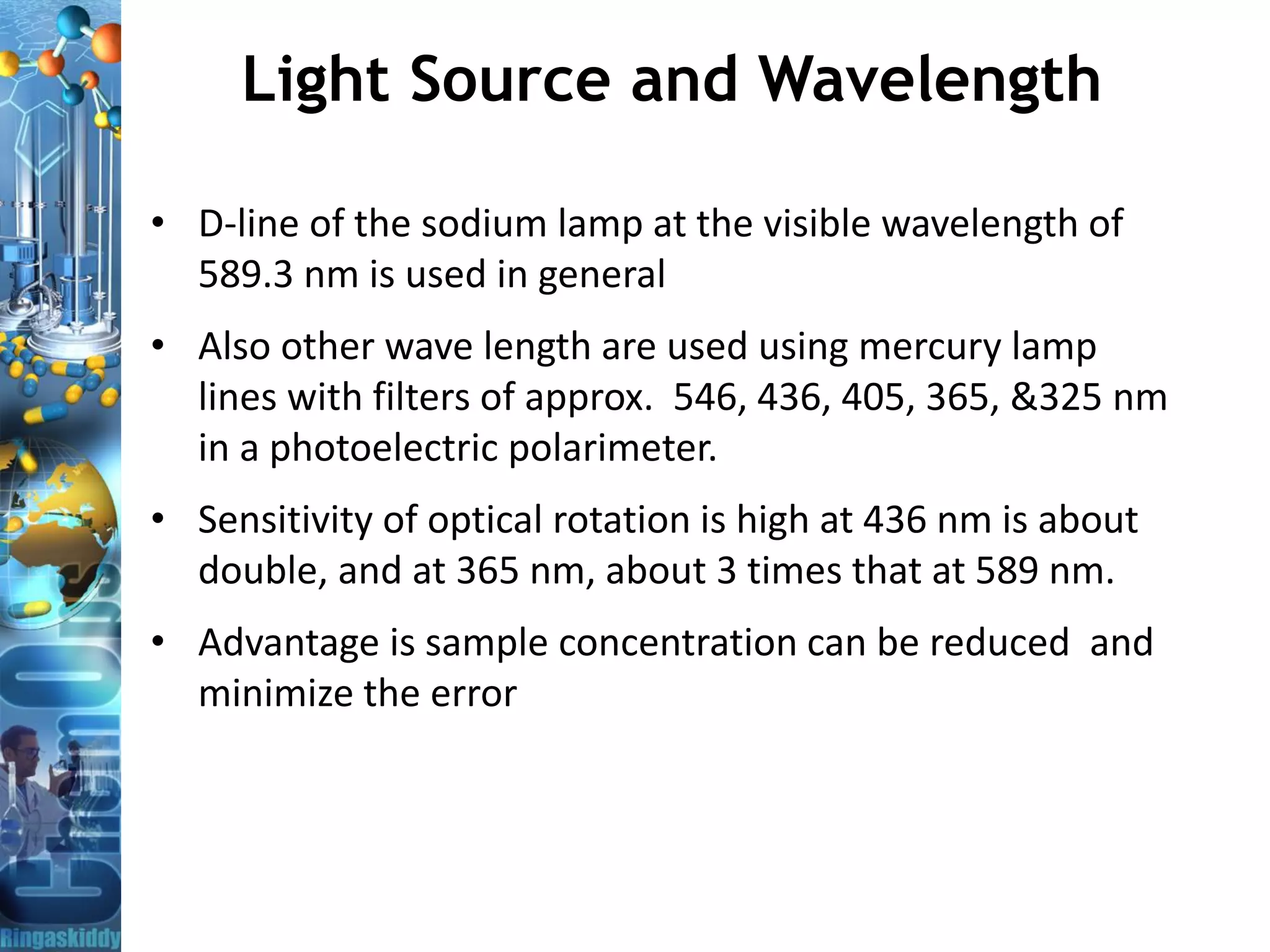 Optical Rotation and Polarimeter by Dr. A. Amsavel | PDF