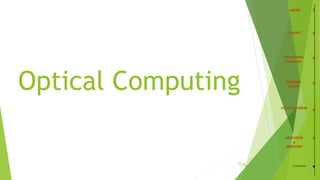 20
Optical Computing
/35 Conclusion
 