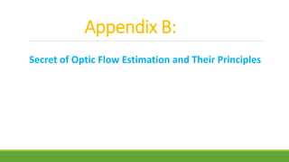 Appendix B:
Secret of Optic Flow Estimation and Their Principles
 