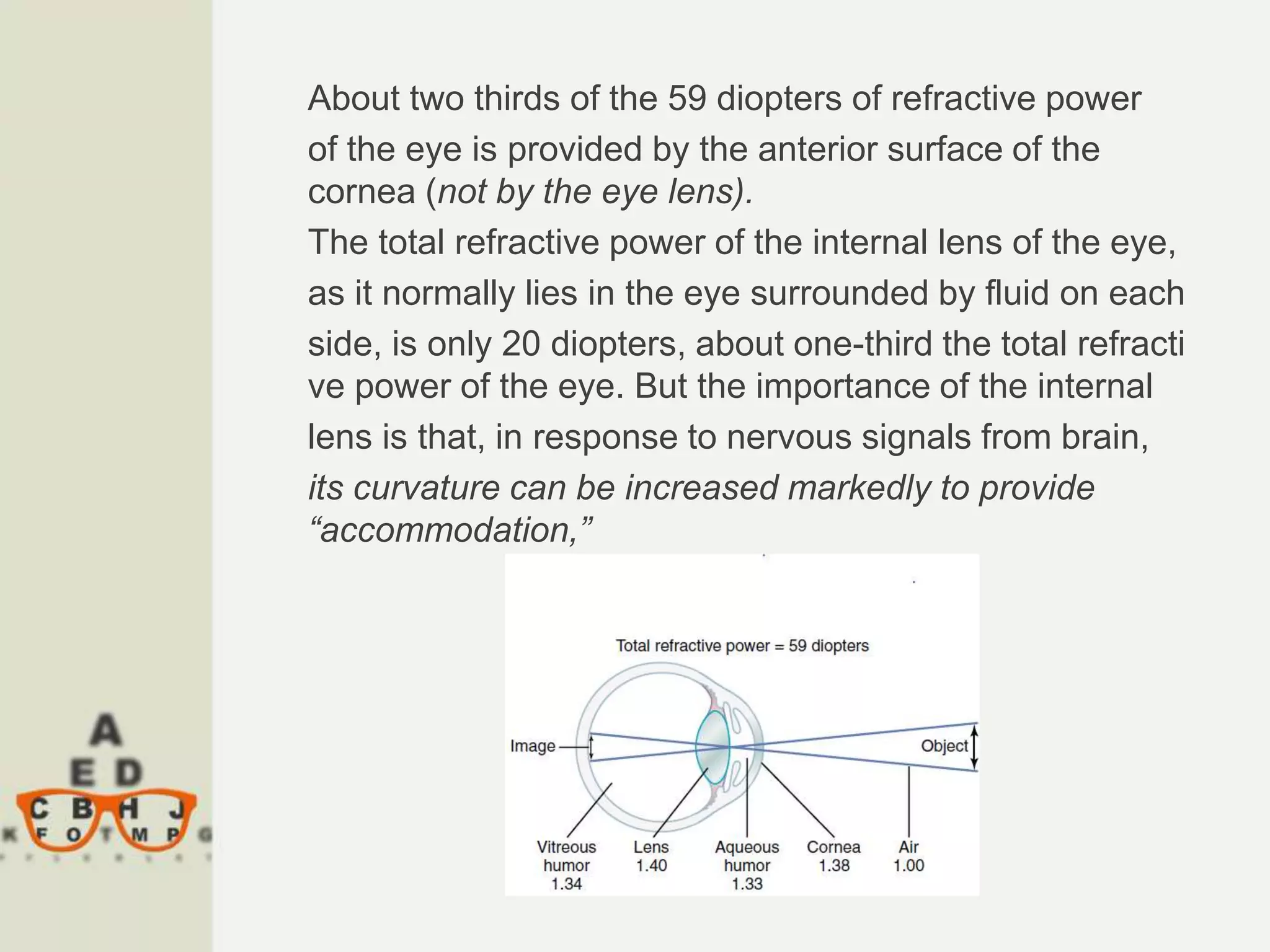 The Eye - Physiology of vision in human | PPTX