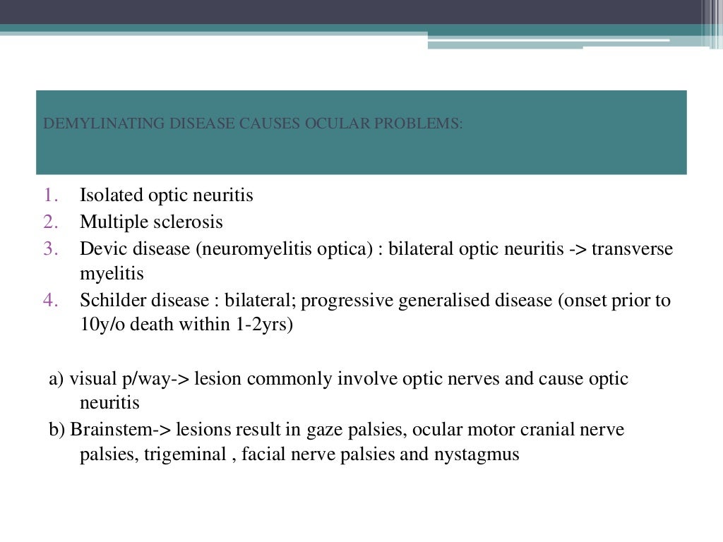 Optic neuritis