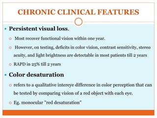 Optic neuritis | PPTX