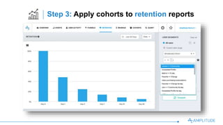 Step 3: Apply cohorts to retention reports
 