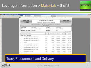 Opticon - Construction ERP Overview presentation | PPSX