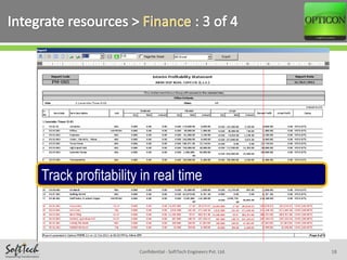 Opticon - Construction ERP Overview presentation | PPSX