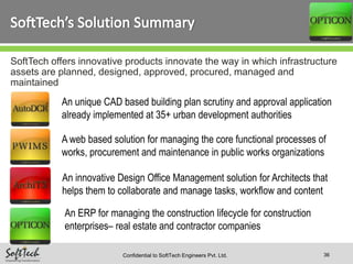 Opticon - Construction ERP Overview presentation | PPSX