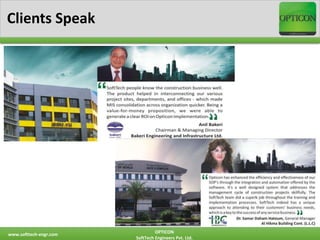 OPTICON™ - Comprehensive Construction ERP | PPTX