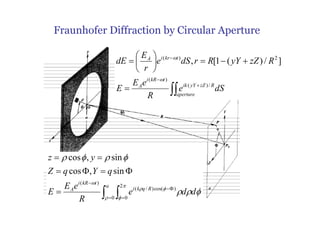 optics-diffraction --fraunhofer and fresnel diffraction | PDF