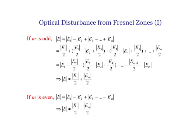 optics-diffraction --fraunhofer and fresnel diffraction | PDF