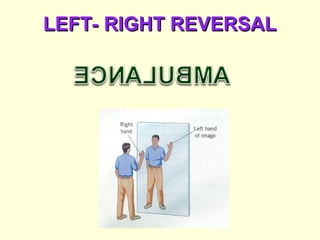 The Reverse Mirror Strategy OPTICS 10 - the mirror and lenses and their different properties | PPT