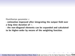 A novel lemma of the Optical Equivalence Theorem