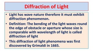 Diffraction Definition In Physics Optics Lecture PPTS Prof.Kiran Madhale.pdf