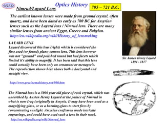 Optics timeline (up to 1850) | PPT