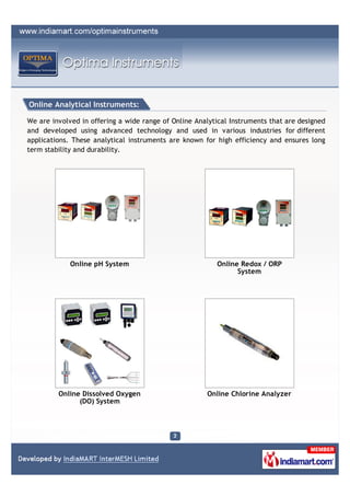 Optima Instruments, Vadodara , Laboratory Instruments