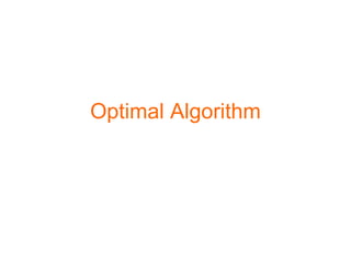 Optimal Algorithm 