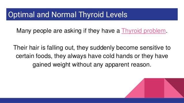 Hypothyroidism Levels Chart